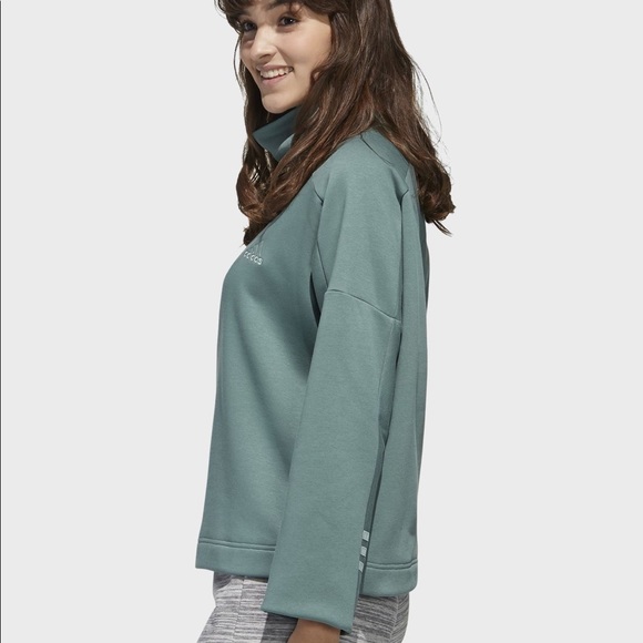 Adidas Essential Neck Sweatshirt - Picture 3 of 8
